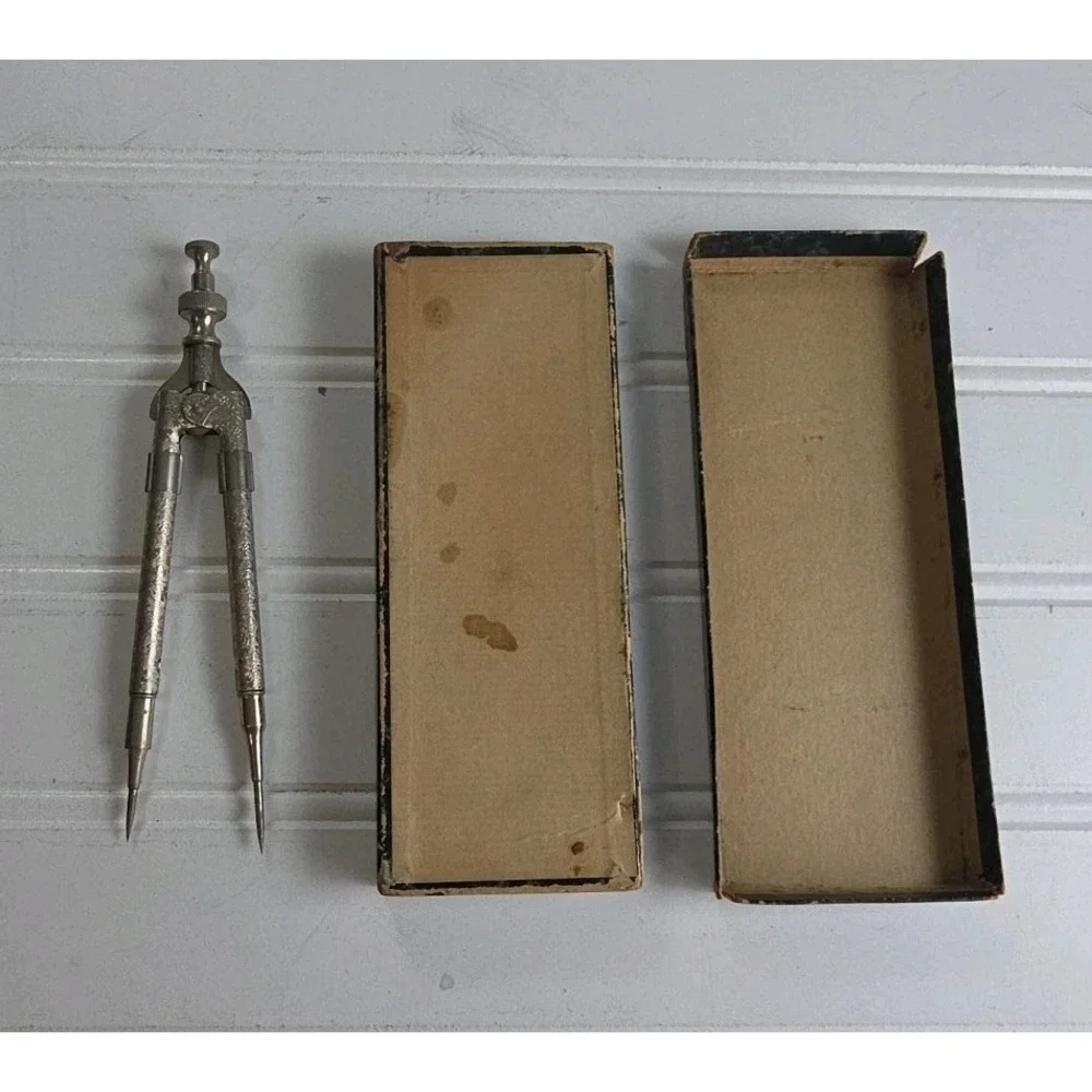 Antique Vintage Eagle No. 569 Compass & Divider Drafting Tool USA
